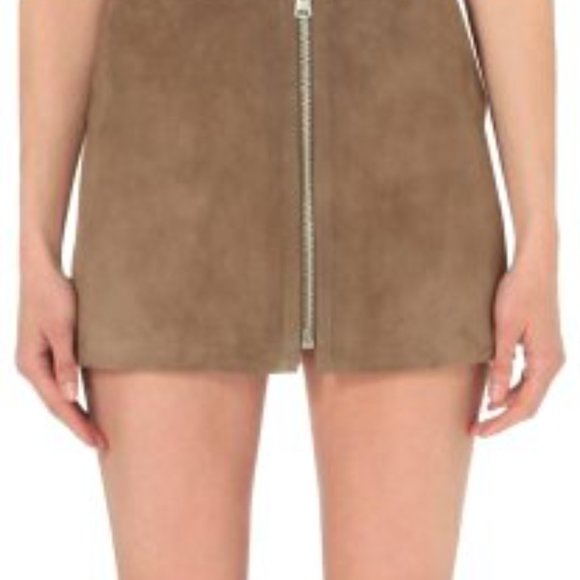 Brand new All Saints Leather Mini Skirt Size 2 - Picture 7 of 11